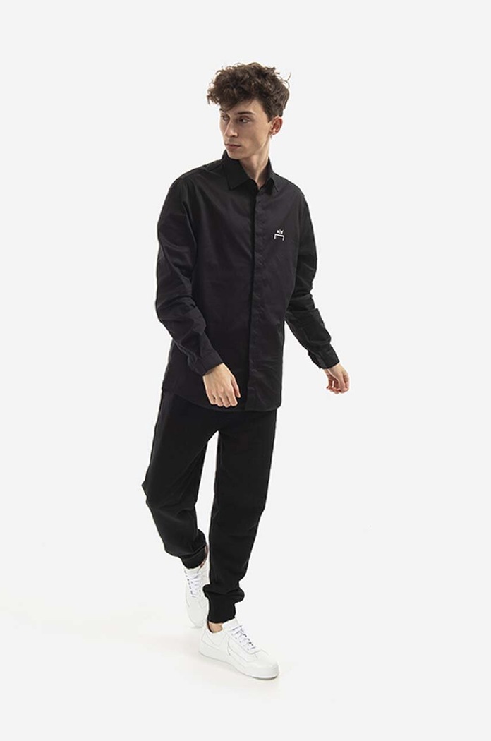 A-COLD-WALL* cotton shirt Twill ACWMSH053. black AA00