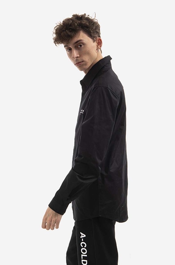 A-COLD-WALL* cotton shirt Twill ACWMSH053. black