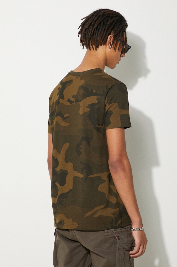 Clothing Alpha Industries T-shirt Basic 100501C green