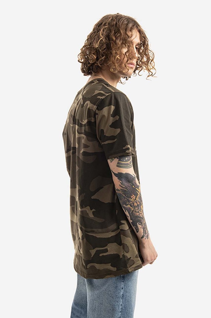 Tričko Alpha Industries Basic 100501C zelená