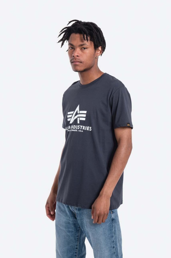 Bavlnené tričko Alpha Industries Basic 100501.02