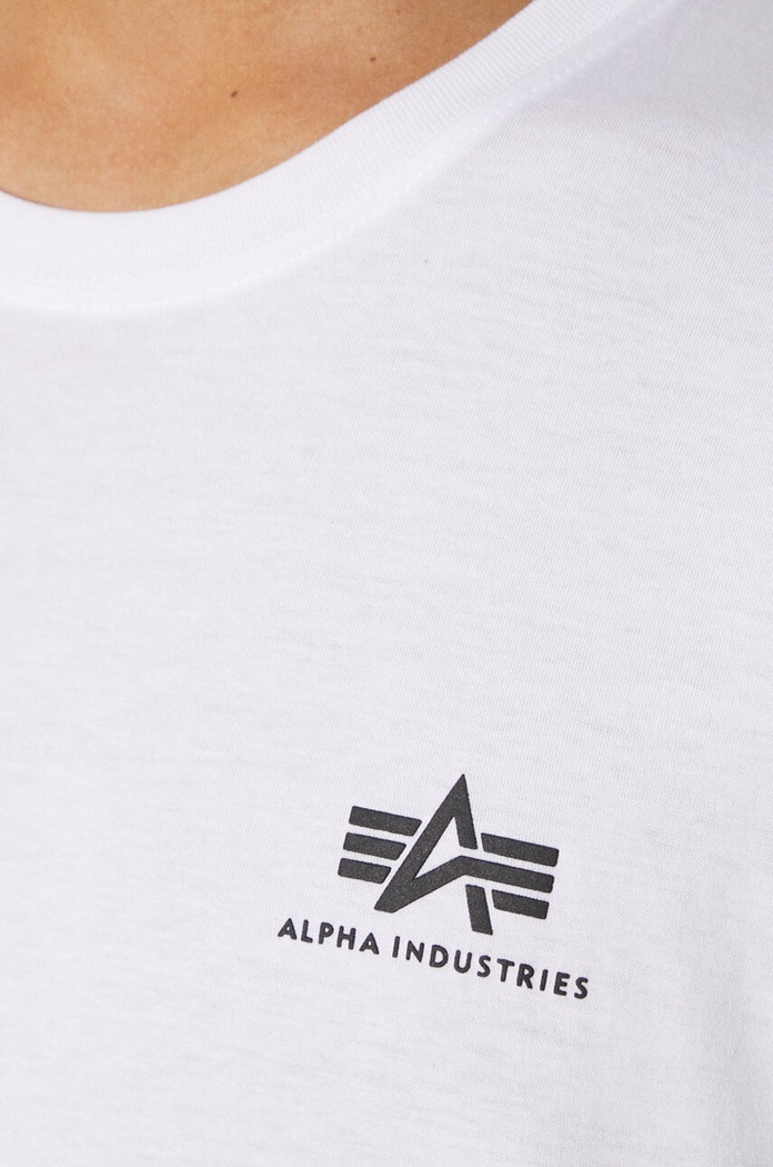 Βαμβακερό μπλουζάκι Alpha Industries Koszulka Alpha Industries Backprint T 128507 09 128507.09