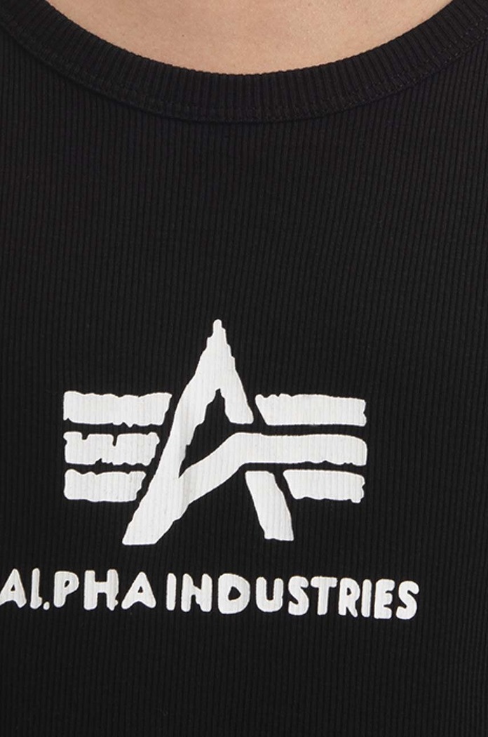 Alpha Industries cotton t-shirt 176545.95 black