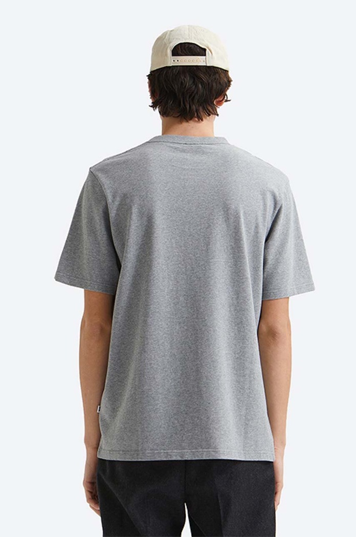 Bavlněné tričko Wood Wood Bobby IVY T-shirt 12135703.2489 šedá AA00