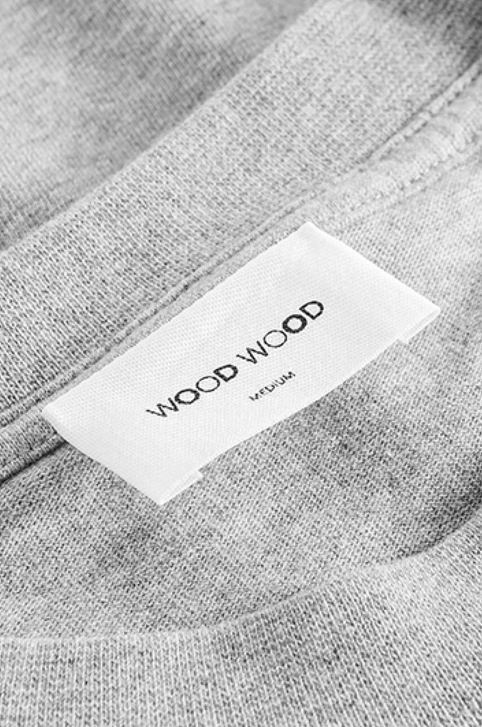 Oblečení Bavlněné tričko Wood Wood Bobby IVY T-shirt 12135703.2489 šedá