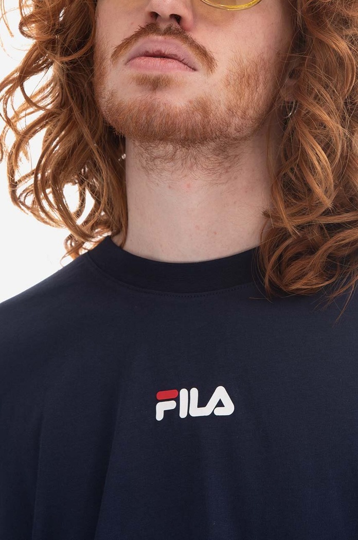 Fila tricou din bumbac Bender bleumarin 687484