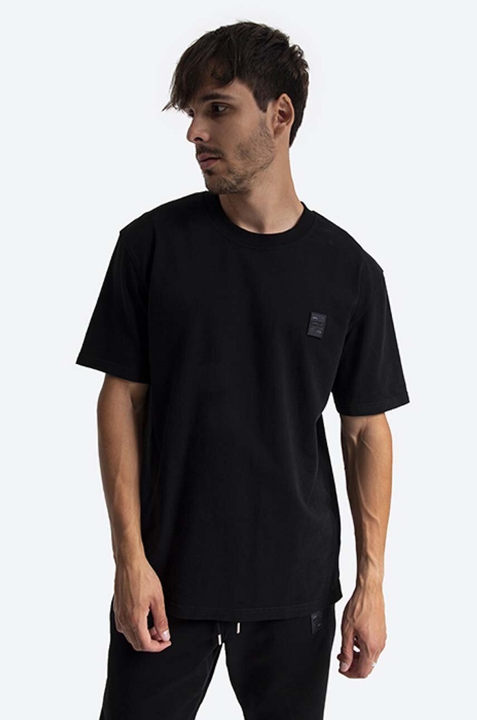 Filling Pieces t-shirt bawełniany Lux Tee bawełna czarny 88113731861