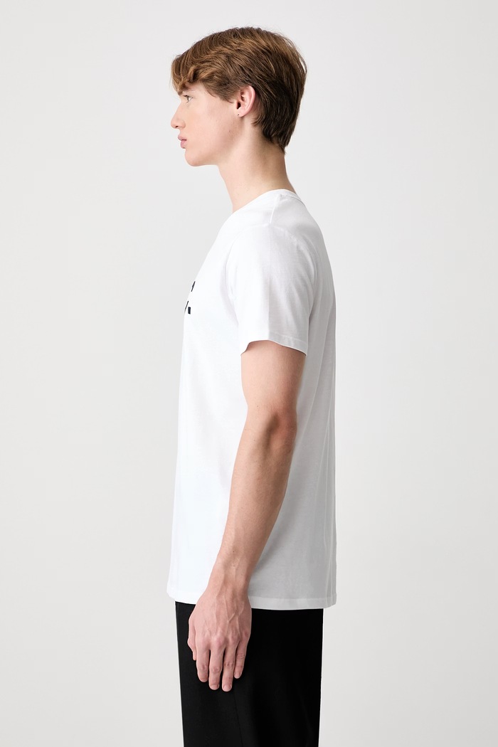 A.P.C. T-shirt βαμβακερό ανδρικό COBQX.H26586 λευκό AA00