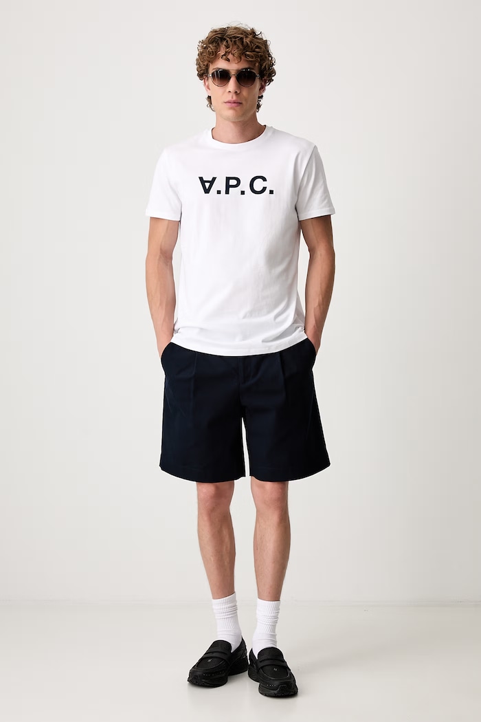 A.P.C. t-shirt cotton Men's COBQX.H26586 white AA00