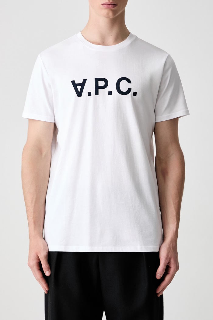 A.P.C. t-shirt cotton Men's white COBQX.H26586