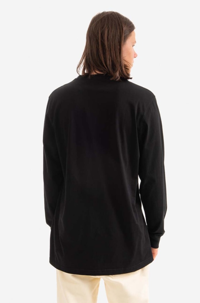 Odjeća Pamučna majica dugih rukava Maharishi 9754.BLACK crna