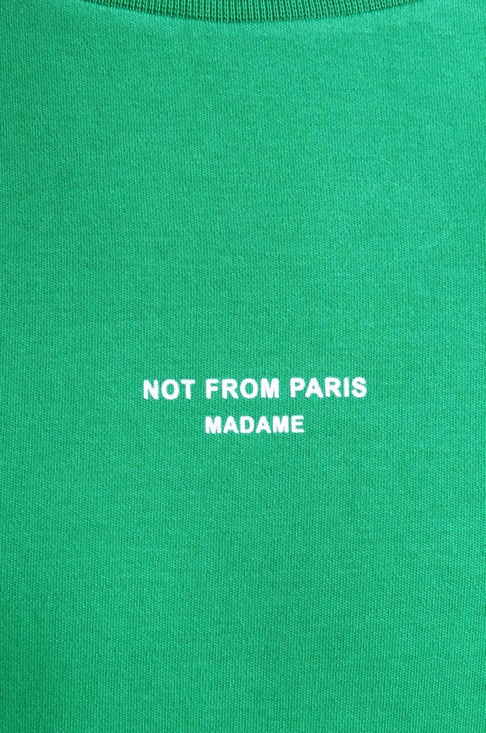 Drôle de Monsieur cotton T-shirt Le T-shirt TS100.GREEN
