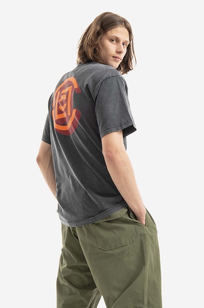Clothing CLOT cotton T-shirt Shadow Logo SS Tee CLTES10004.BLACK black