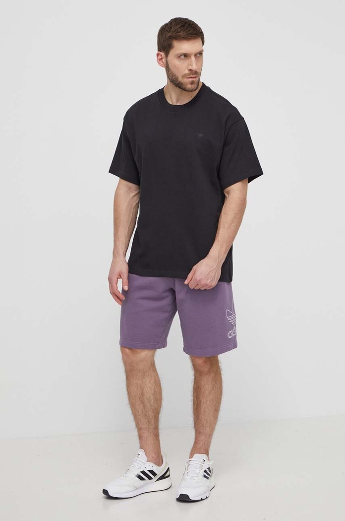 adidas Originals t-shirt bawełniany Adicolor Contempo Tee HK2890 czarny AA00