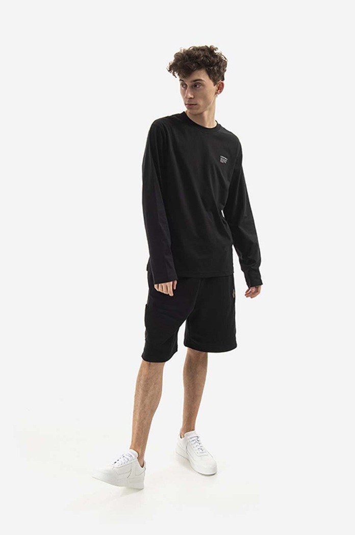 A-COLD-WALL* cotton longsleeve top Prose ACWMTS069 black AA00