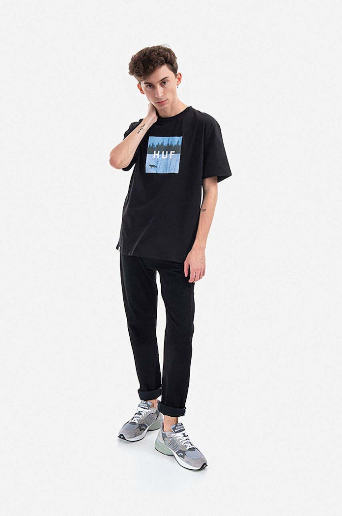 Makia cotton t-shirt M21002 black AA00