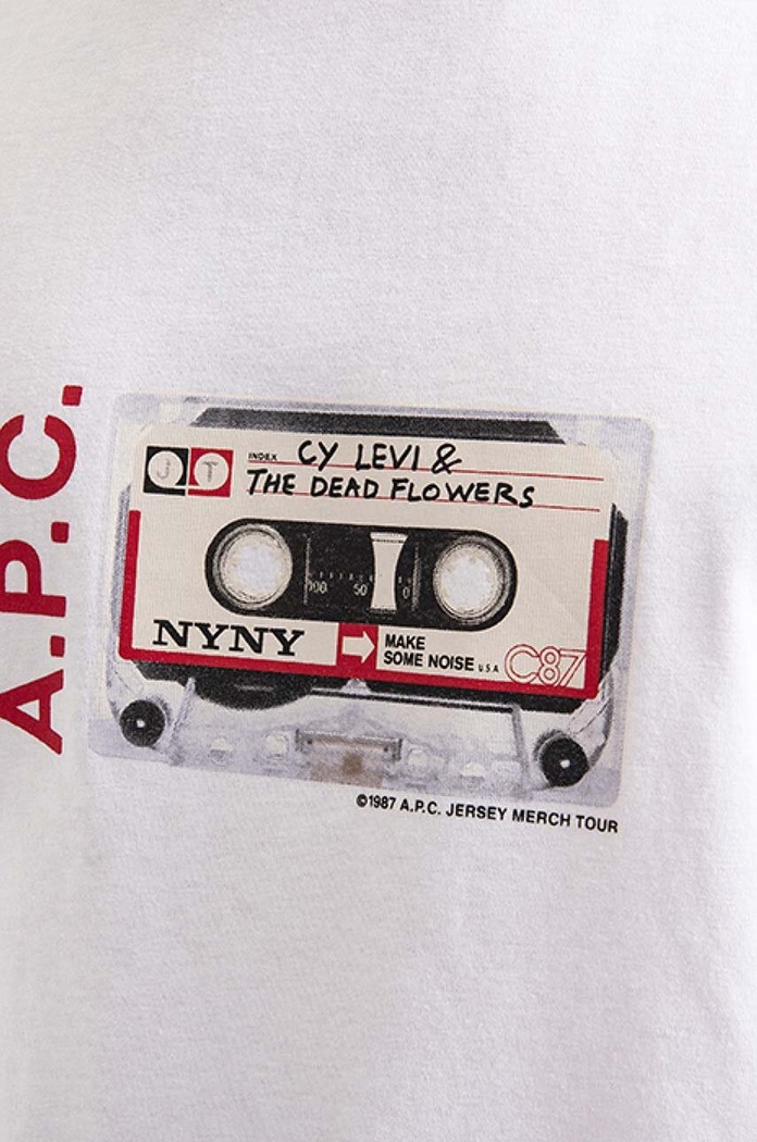 A.P.C. cotton t-shirt white COEEV.H26095