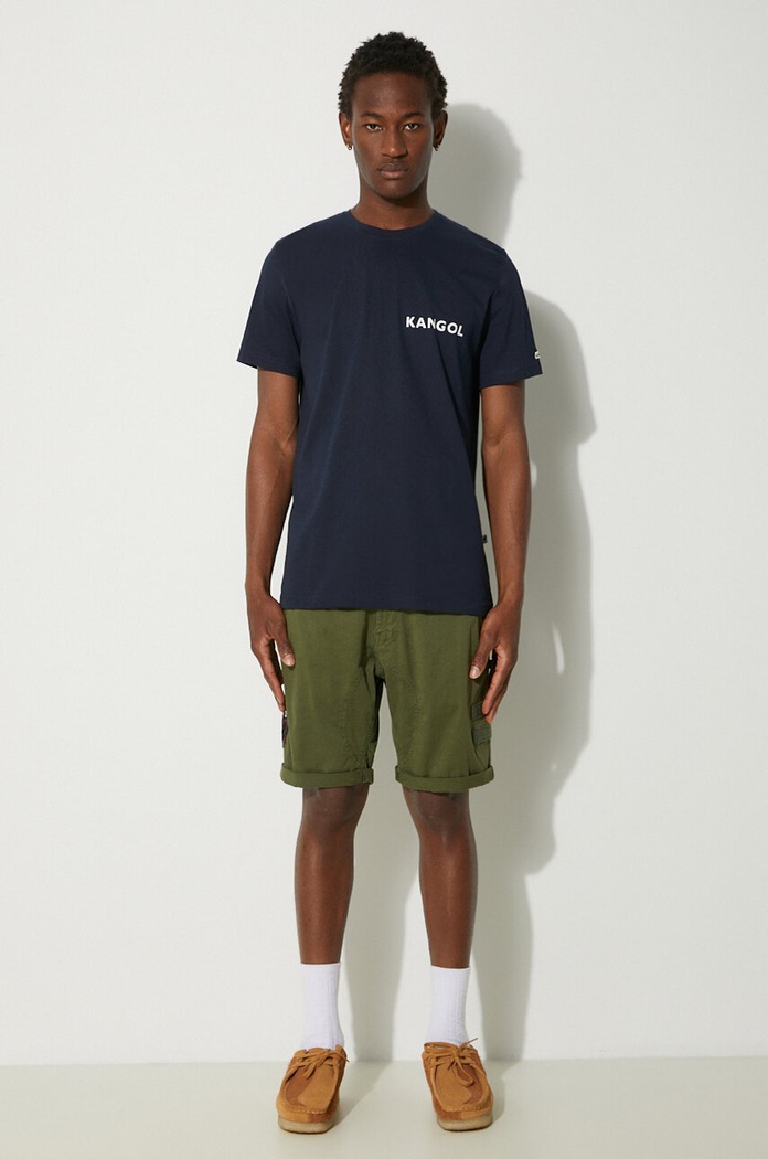 Kangol cotton T-shirt Heritage Basic KLHB003 navy AA00