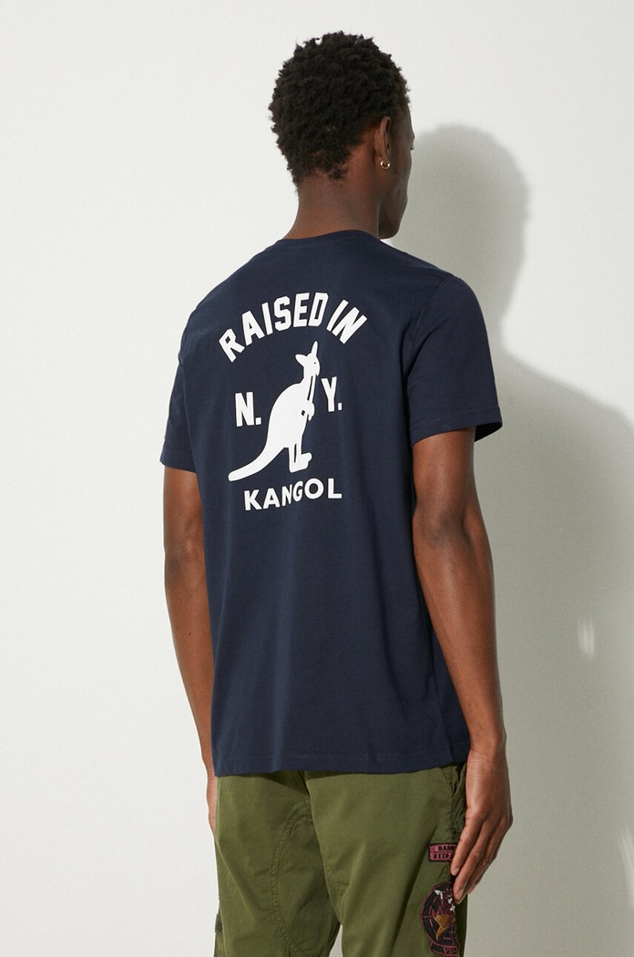 Kangol cotton T-shirt Heritage Basic navy KLHB003