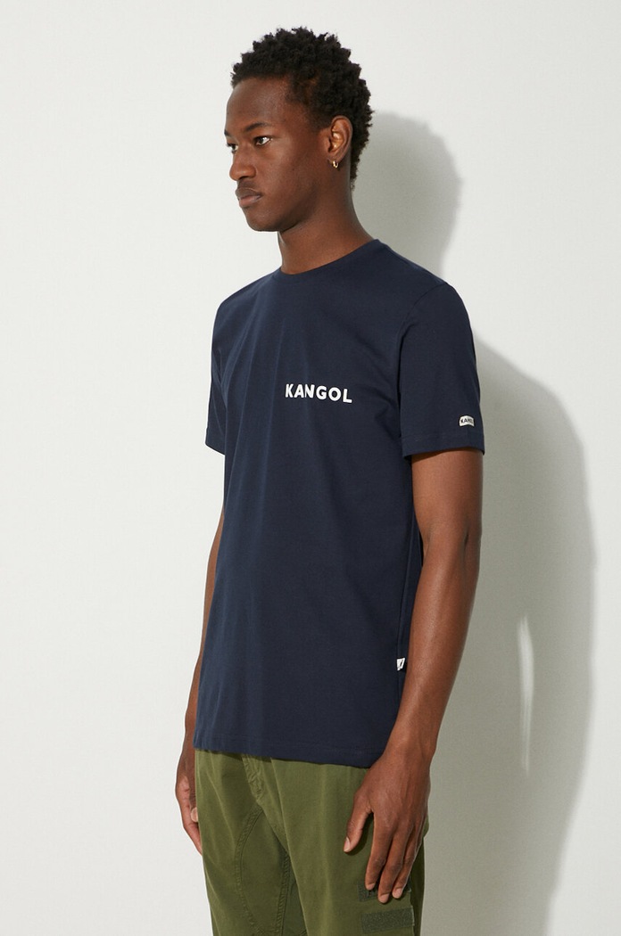 Kangol cotton T-shirt Heritage Basic KLHB003 navy