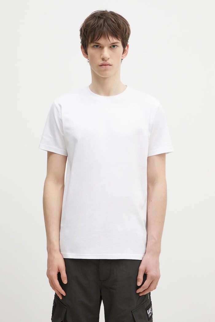 Μπλουζάκι Norse Projects κανονικό λευκό N01.0559.0001