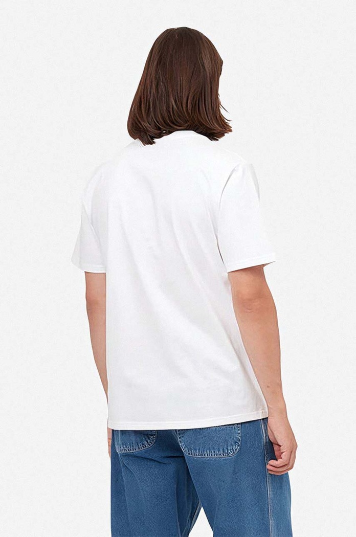 Clothing Carhartt WIP Cotton t-shirt I028990.WHITE.BLAC white