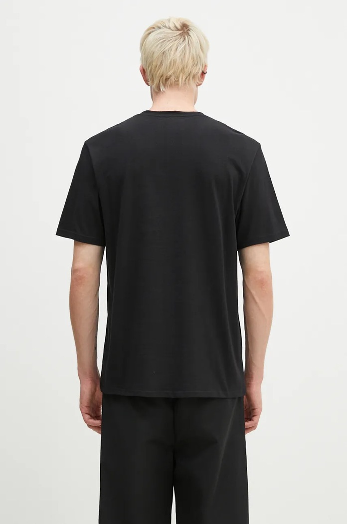 Ρούχα Βαμβακερό μπλουζάκι Carhartt WIP I030434.BLACK μαύρο