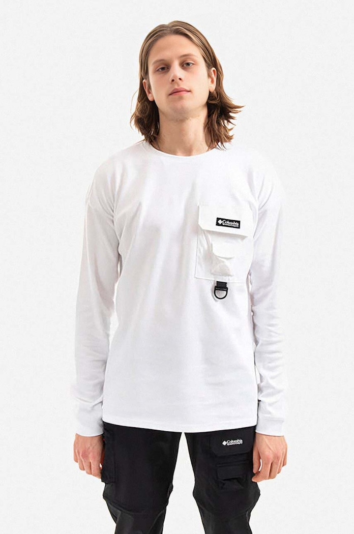 Columbia longsleeve Field Creek Doubleknit Long Sleeve regular biały 1993233
