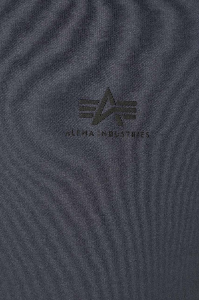 Alpha Industries cotton T-shirt Backprint 128507.412