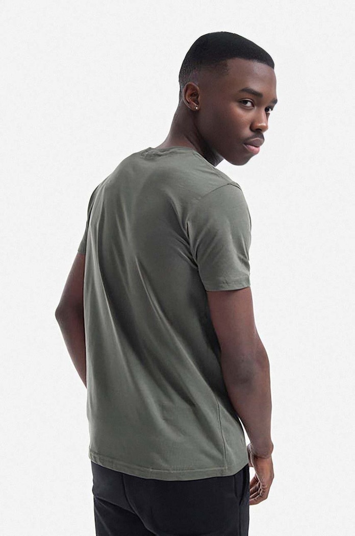 Oblečení Bavlněné tričko Alpha Industries 118502.142 zelená