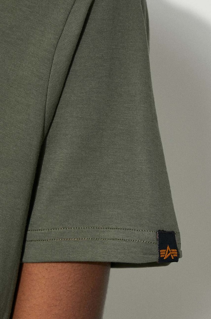 Хлопковая футболка Alpha Industries Basic T-Shirt 100501.142