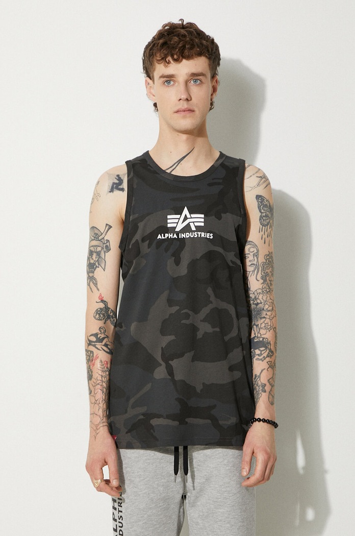 Îmbrăcăminte Alpha Industries Tricou din bumbac 126566C.125 gri