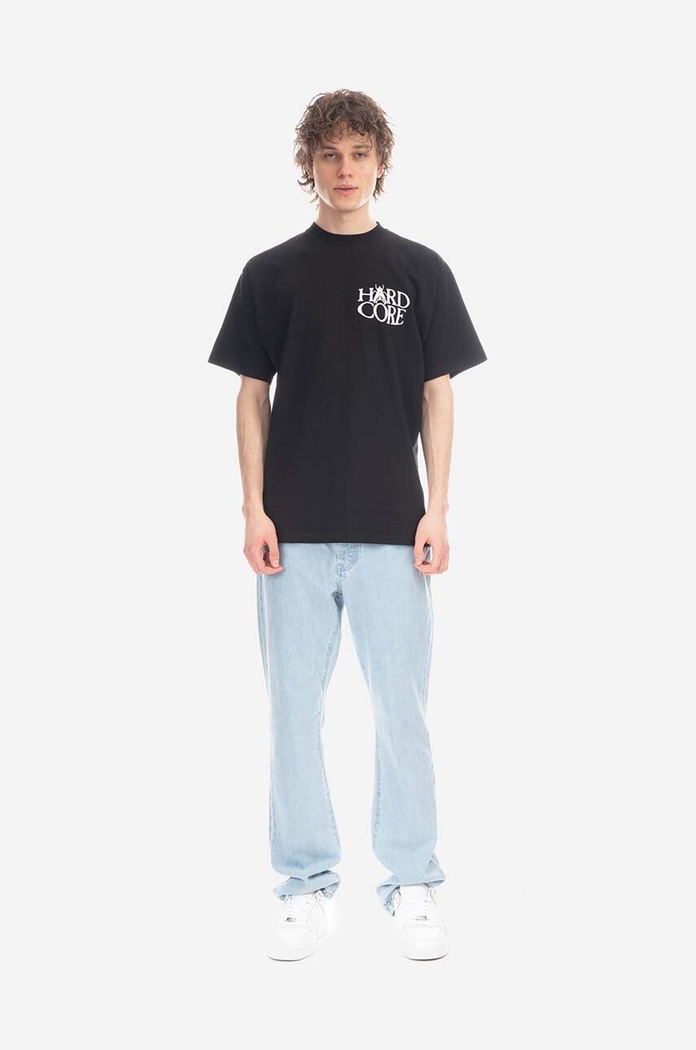 Aries cotton T-shirt AR60004 black