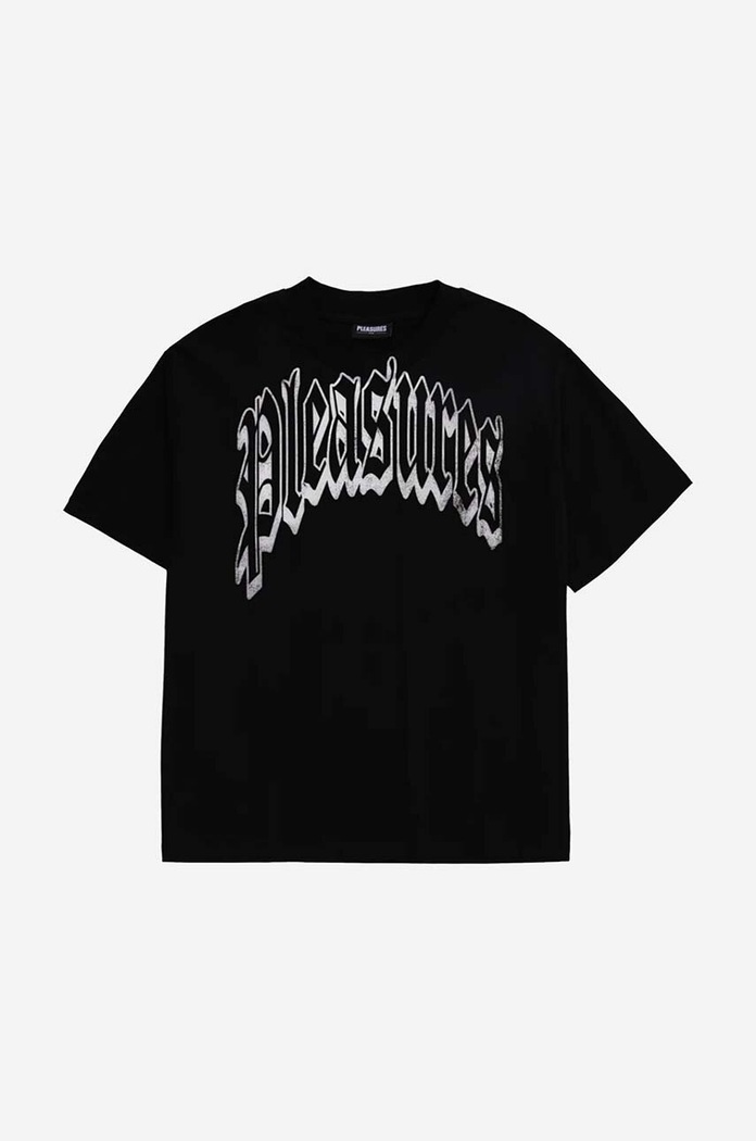PLEASURES cotton T-shirt Twitch Heavyweight P23SP028