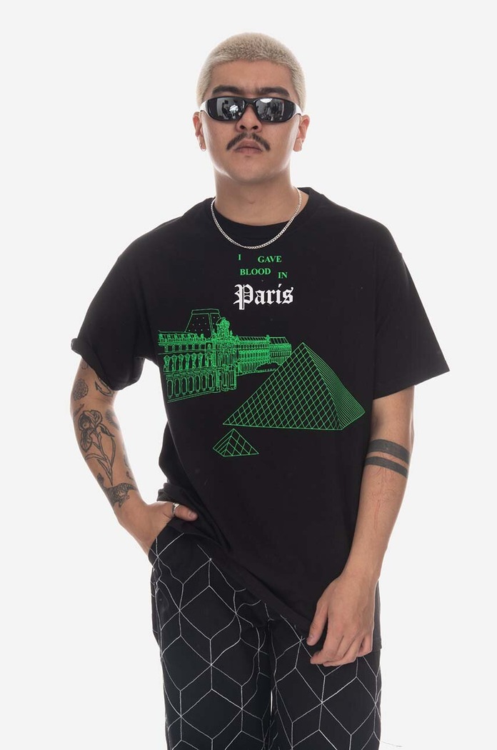 PLEASURES cotton T-shirt Blood T-shirt P23SP050