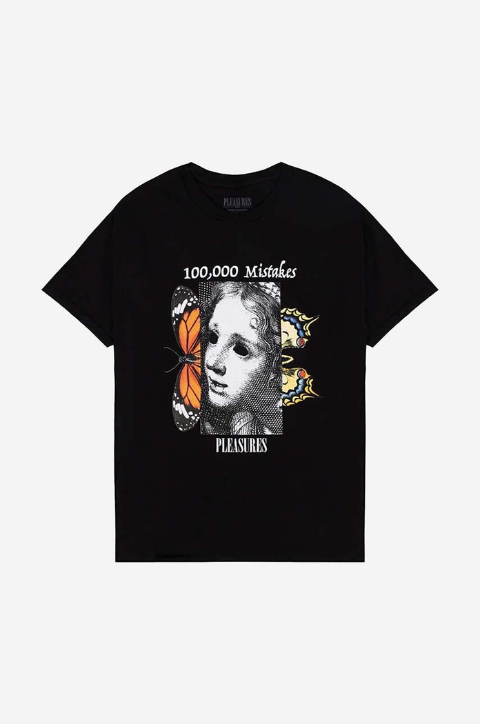 PLEASURES cotton T-shirt Mistakes T-shirt P23SP057