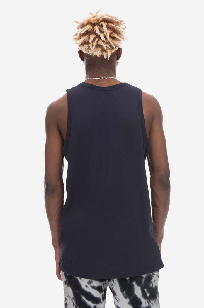 T-shirt bawełniany Alpha Industries Basic Tank 126566 07 Alpha Industries 126566.07 granatowy