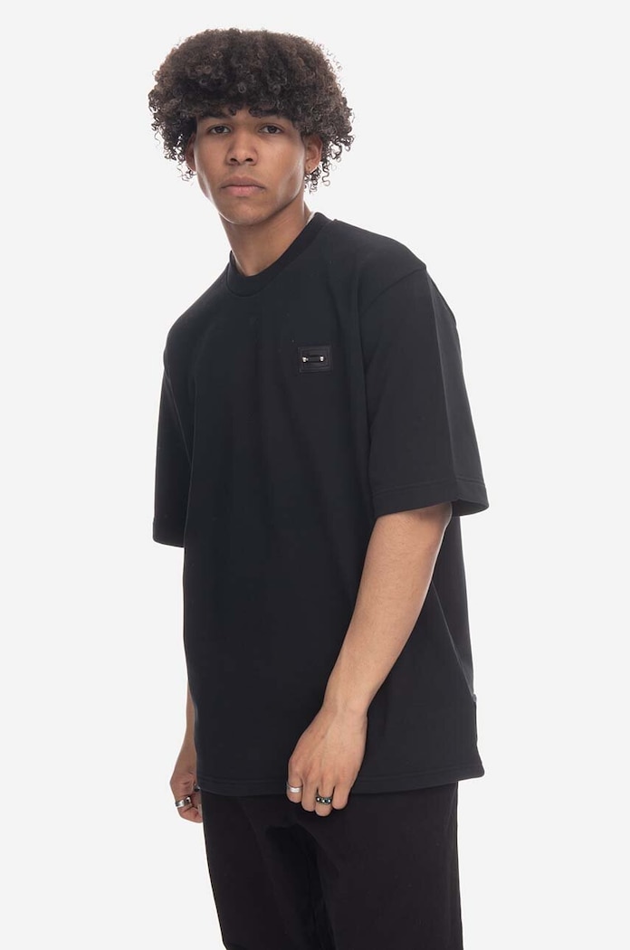 Neil Barett cotton t-shirt relaxed black PBJS183.U514C