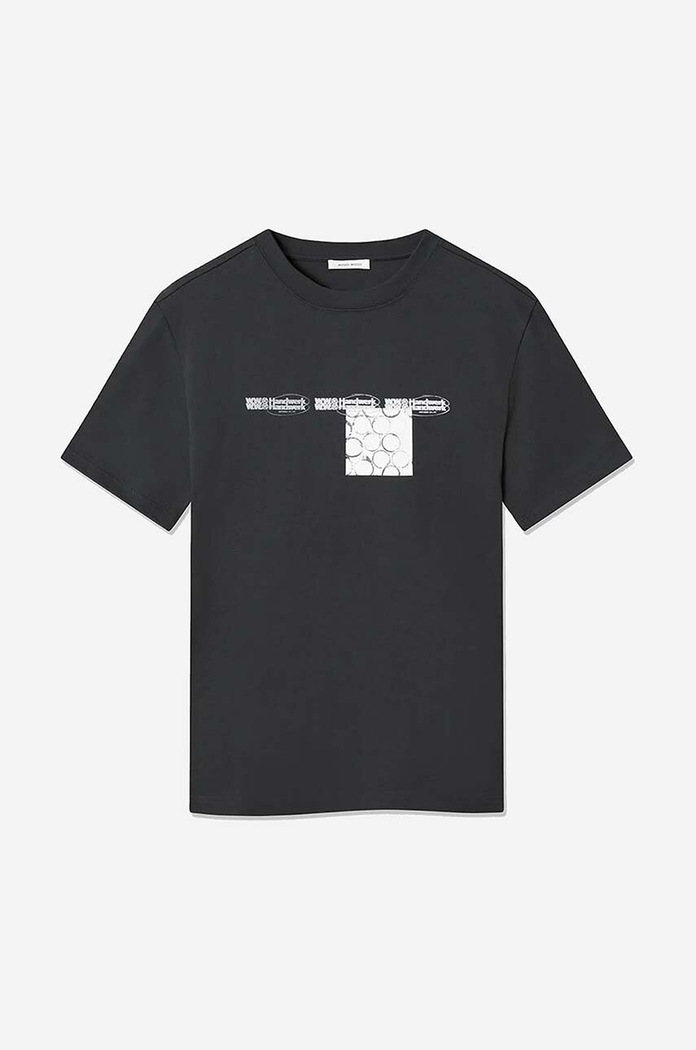 Odzież Wood Wood t-shirt bawełniany 12245706.2106 szary