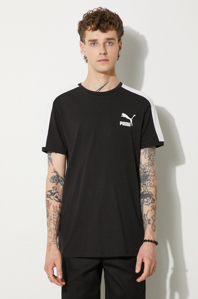 Puma t-shirt T7 slim nero 538204.01