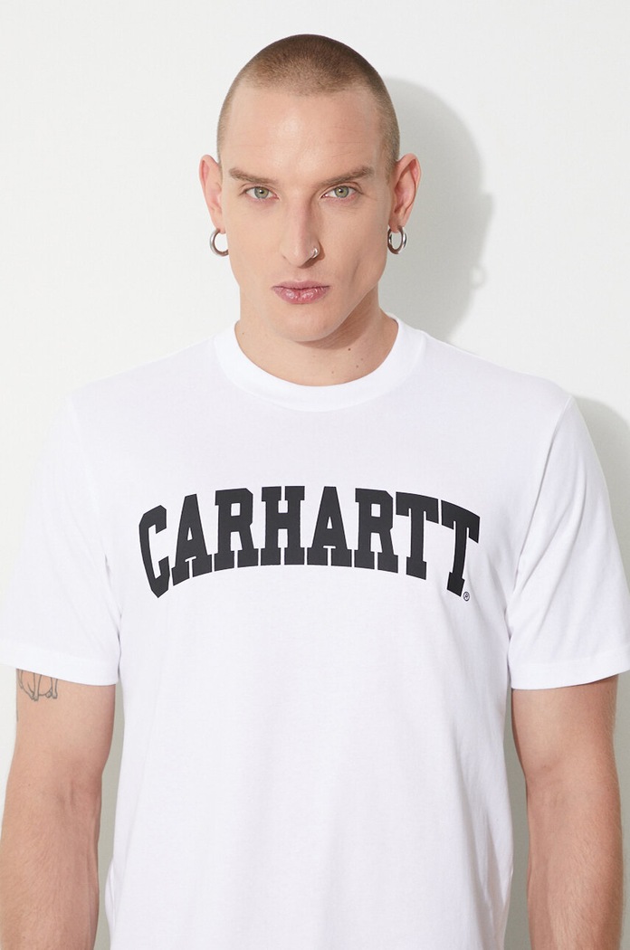 Pamučna majica Carhartt WIP I028990 bijela
