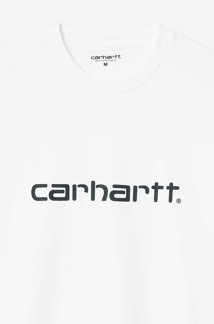 Бавовняна футболка Carhartt WIP Script T-Shirt I031047 білий
