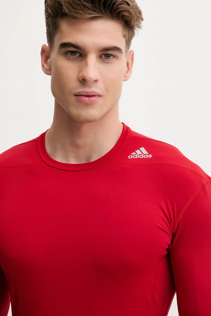 adidas t-shirt treningowy TECHFIT BASE czerwony D82089