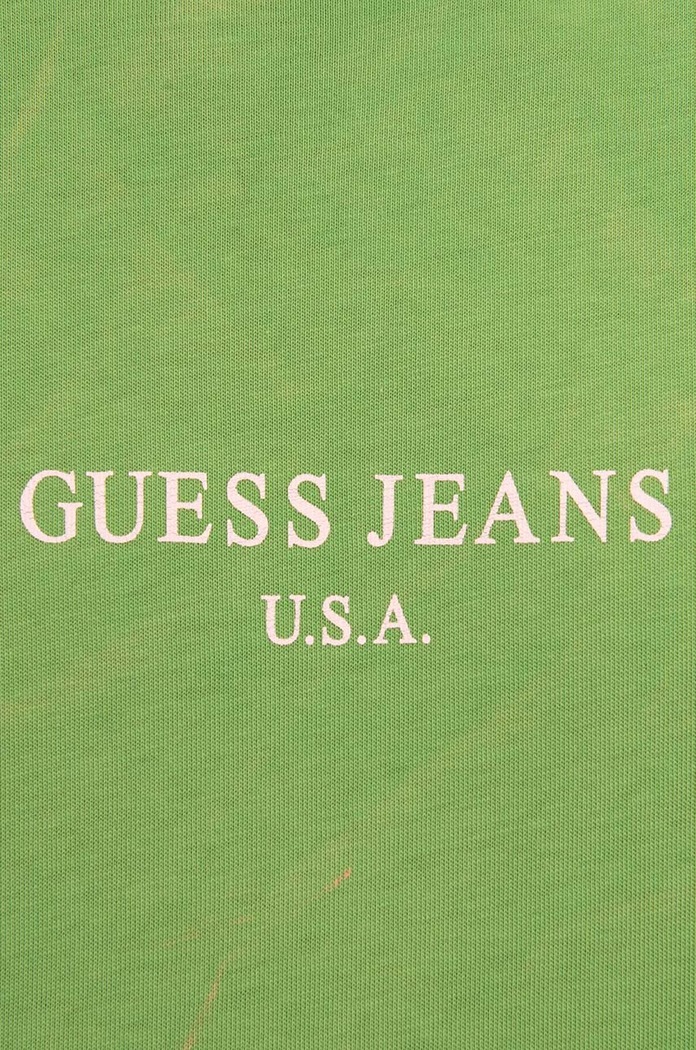 Βαμβακερό μπλουζάκι Guess Vintage Logo Tee M3GI00KBB50 πράσινο M3GI00.KBB50