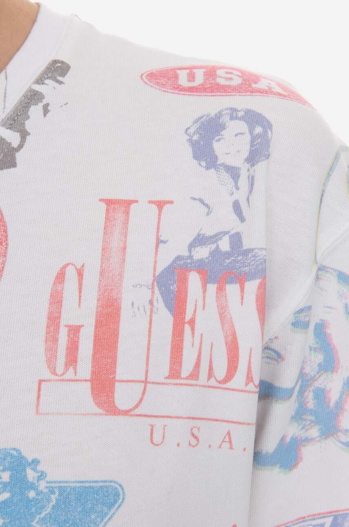Βαμβακερό μπλουζάκι Guess Aop Tee M3GI06.KBB50