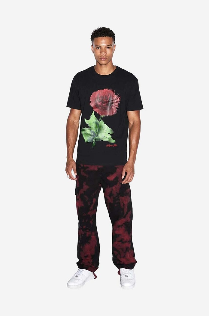 KSUBI t-shirt in cotone sovrastampa nero MSP23TE014