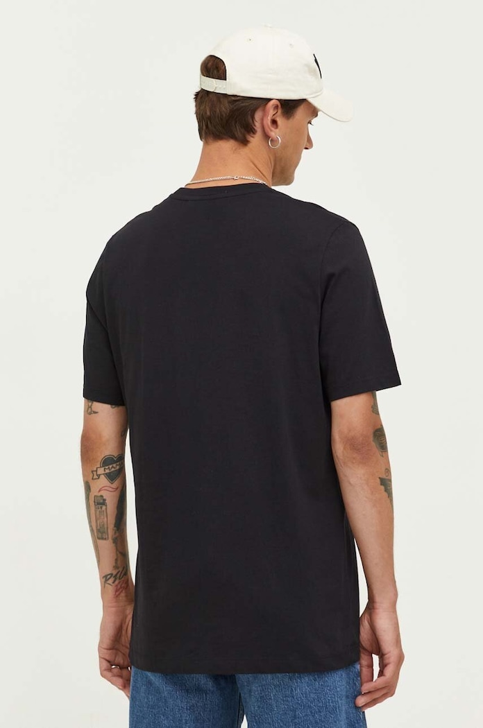 Odzież Samsoe Samsoe t-shirt bawełniany M10000001 czarny