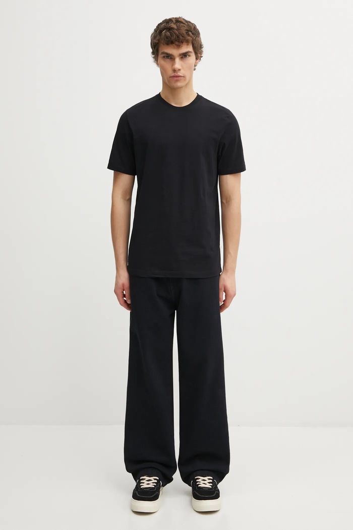 Samsoe Samsoe t-shirt bawełniany M10000001 czarny