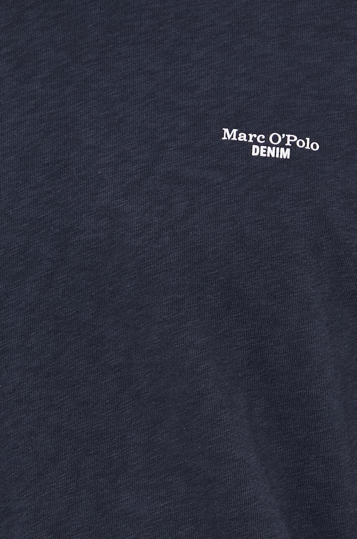 Bavlnené tričko Marc O'Polo tmavomodrá M63223251098