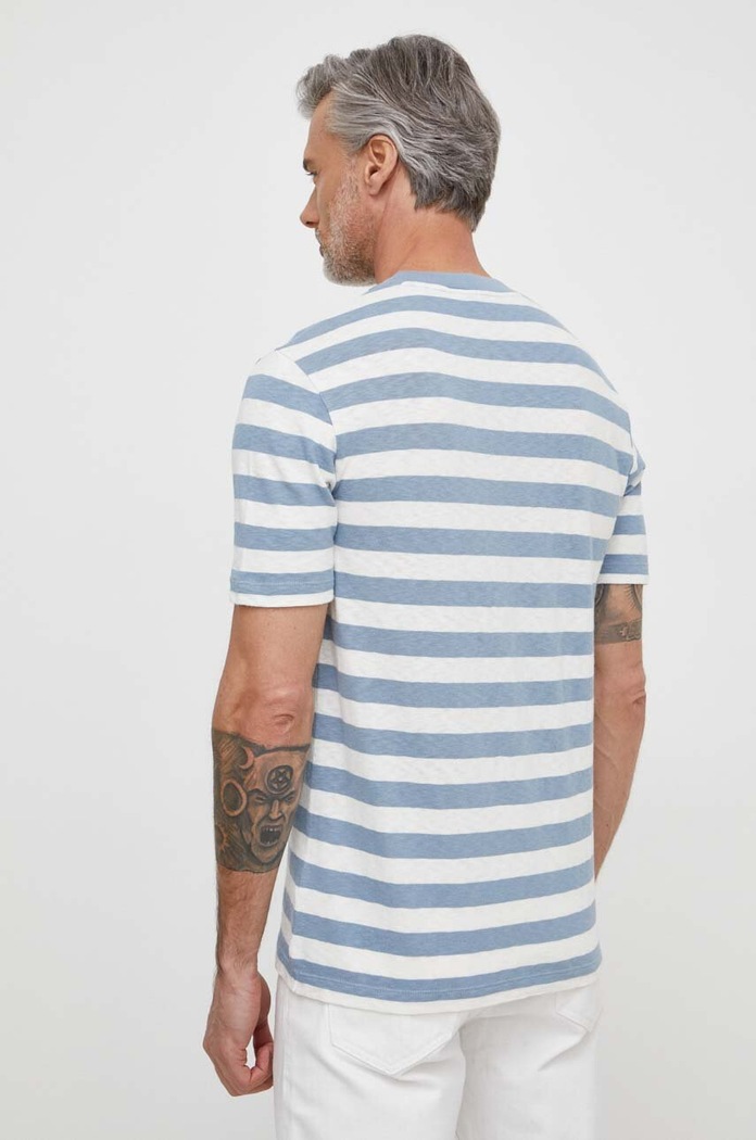 Odzież Marc O'Polo T-shirt bawełniany M63228151100 niebieski
